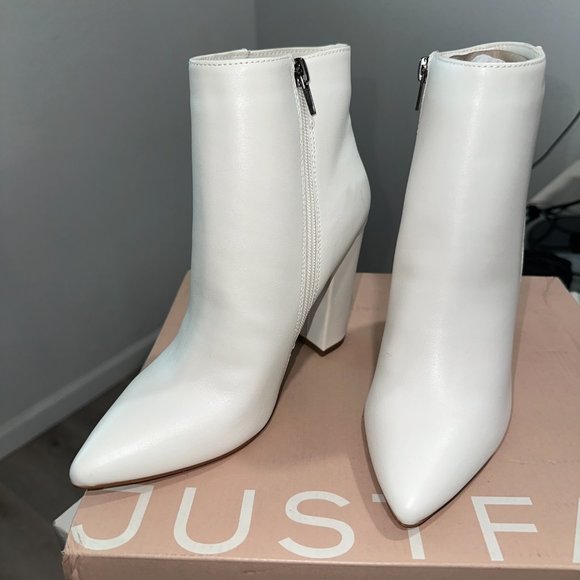 NWT - JustFAb Rosamund Block Heeled Bootie - Picture 3 of 5